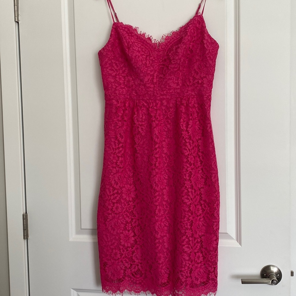 J. Crew Lace midi dress sz 6